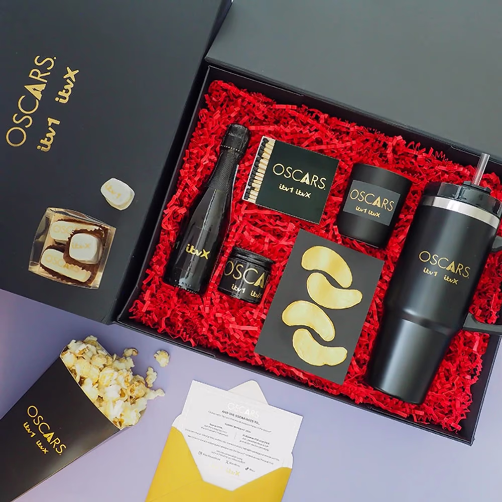DBHF ITV Oscars branded box