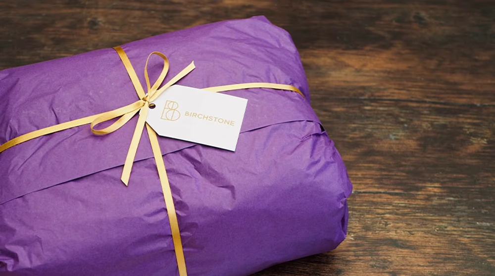 Birchstone branded gift package